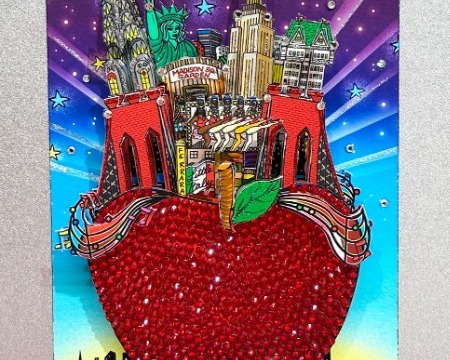 Sounds of the little apple - 4" x 5" - Serigraphy 3D