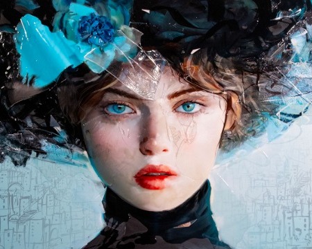 Bellagio - 39" x 59" - Mixed Media