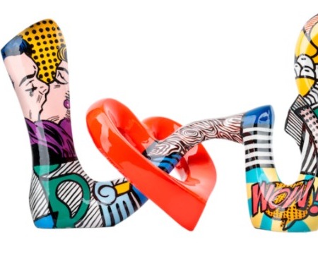 New Love | Homage to Lichtenstein - 52 cm - Sculpture