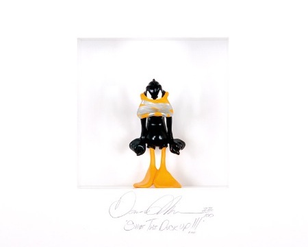 Shut the duck up - 51 x 51 cm - Shadow box
