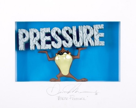 Under pressure - 21" x 29" - Shadow box