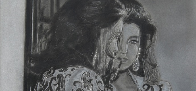 Narcisse - 17" x 18,7" - Work on paper