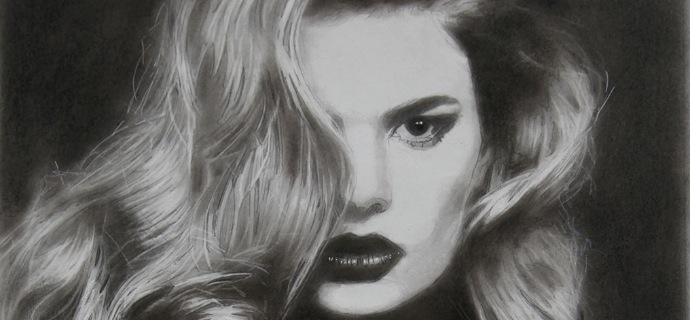 Monica - 15,6" x 21" - Work on paper