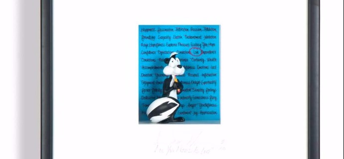 All you need is love - 22,8" x 22,8" - Shadow box