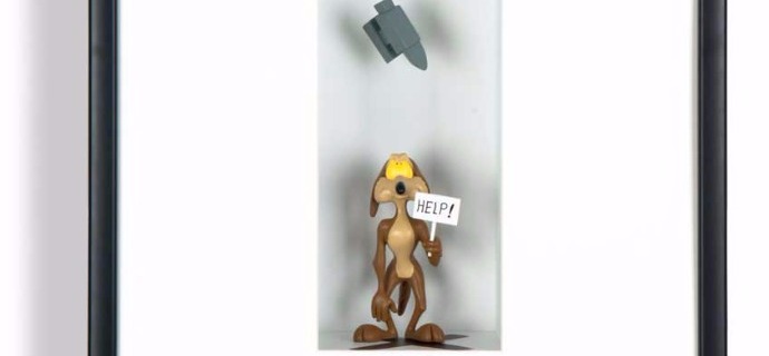 Marks the spot - 21,7" x 28" - Shadow box