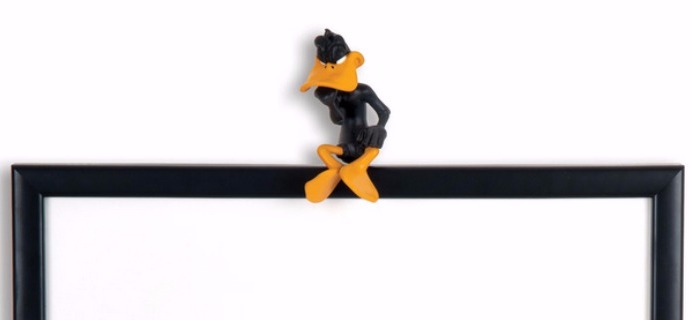 Thinking outside the box  - Rodin - 20,1" x 24,4" - Shadow box