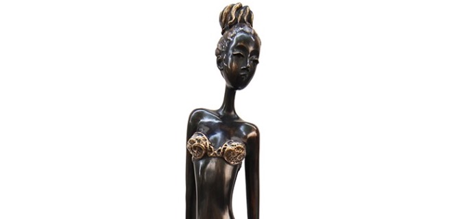 Eve - 40" - Bronze sculpture, unique work