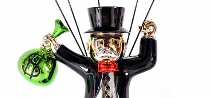 Monopoly Parachuting - 165 x 81 x 81 cm - Sculpture