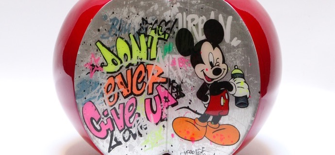 Mickey's graffiti - SOLD OUT - 23 cm - Sculpture en céramique