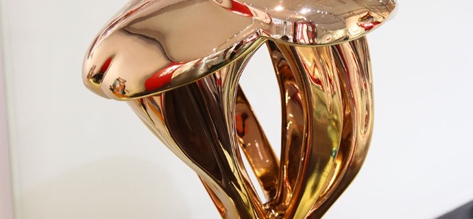 Méduse - 20" x 13"– Bronze mirror polished