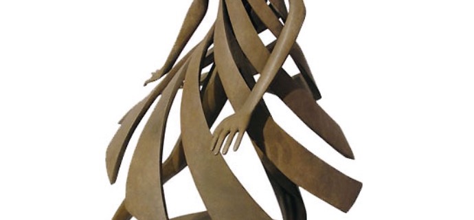 Primavera - 45" x 30" - Bronze sculpture
