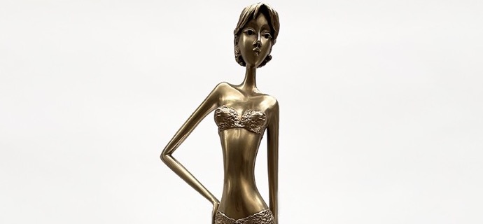 Emmanuelle - 100 cm - Sculpture en bronze