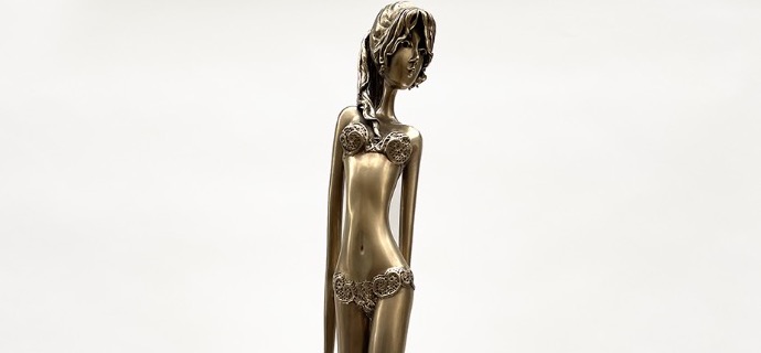 Elsa - 39" - Bronze sculpture,