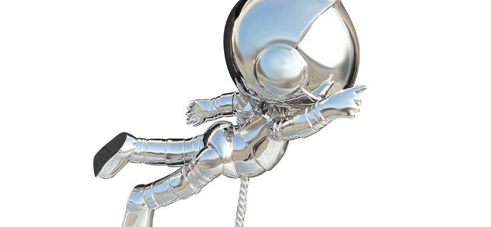 Superman - polished stainless steel