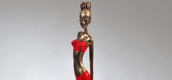 Iness - 39" - Bronze sculpture,