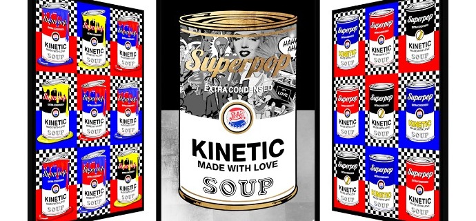 Taste the kinetic - Kinetic Pop art - 44" x 29" inch