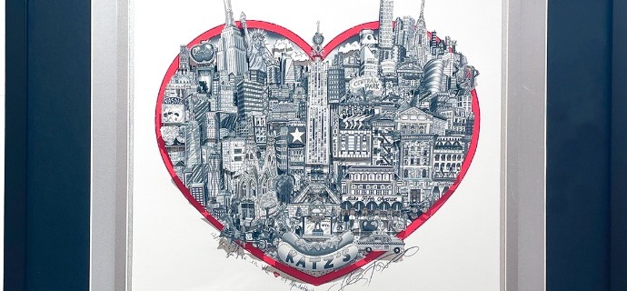 You're in the heart of Manhattan - 16" x 14" - Serigraphy 3D