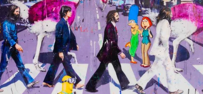 Abbey Road - 12" x 8"  / 39" x 28" - Lacquer