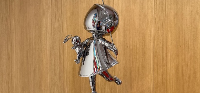 Astro Girl Rigolote - polished stainless steel - 20" inch