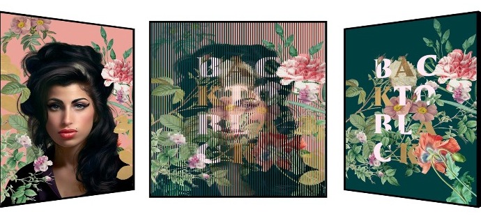 Back to Amy - Kinetic Pop art - 113 x 113 cm