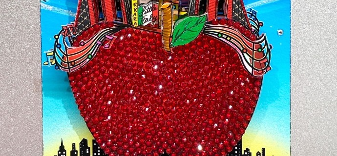 Sounds of the little apple - 13 x 10 cm - Sérigraphie 3D