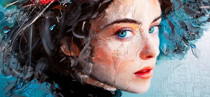 Istanbul - 39" x 59" - Mixed Media