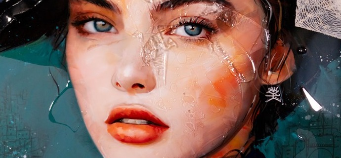 Rotterdam - 39" x 29" - Mixed Media