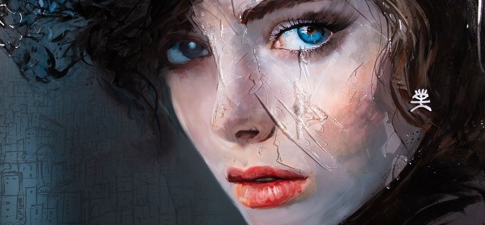 Dundee - 39" x 59" - Acrylic paint and resin on metal