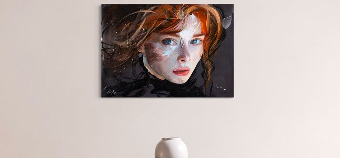 Cork - 39" x 27,5" - Acrylic paint and resin on metal