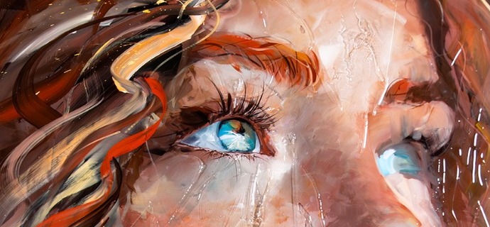 Limerick - 100 x 150 cm - Peinture acrylique et résine sur métal