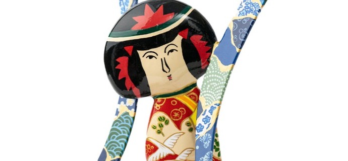 Kokeshi Doll - 51 x 33 x 28 cm - Sculpture en aluminium