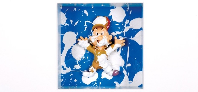 Elmer’s glue - 20" x 20" - Shadow box