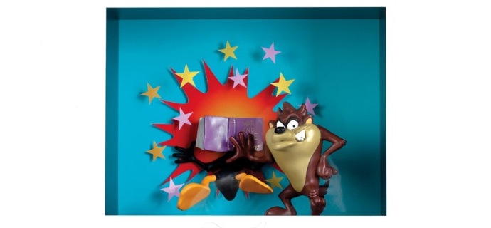 Facebook - 24" x 26" - Shadow box