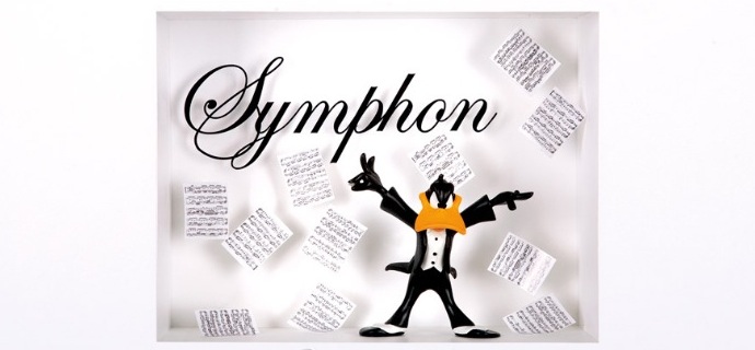 Unfinished symphony - 24" x 26" - Shadow box